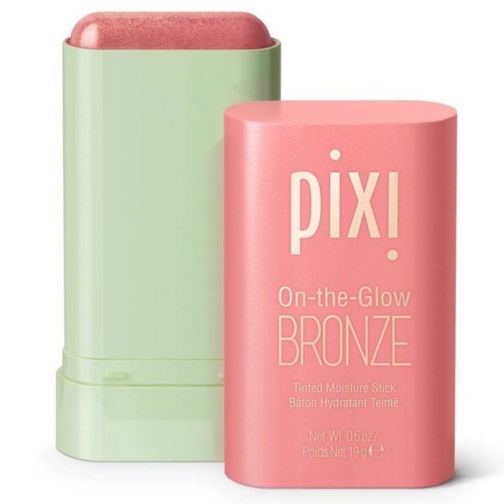 New, unused Pixi On The Glow Bronze Tinted Moisturizer Stick Bronzer in WarmGlow